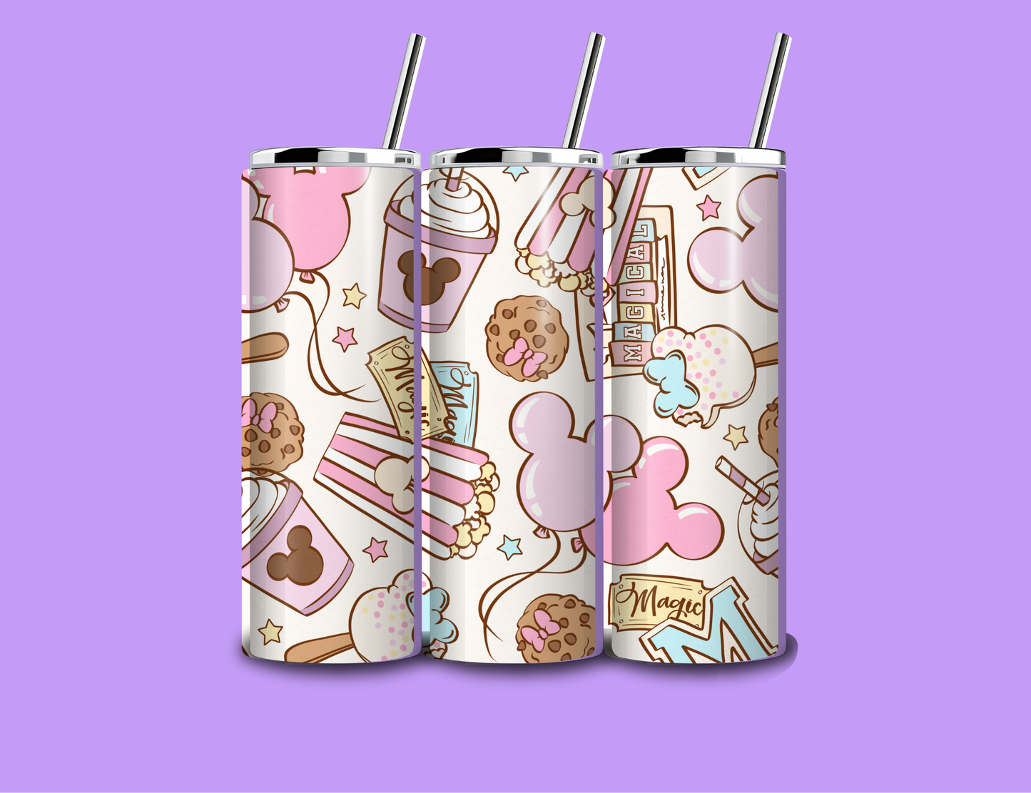 DISNEY PARK SNACKS INSULATED TUMBLER