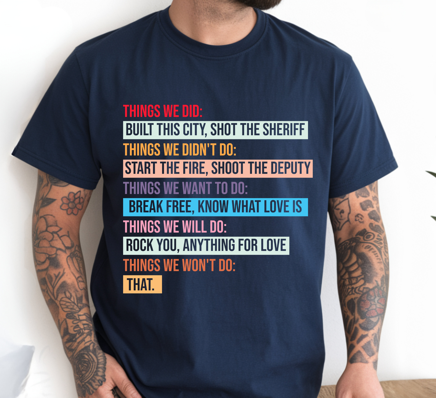 LYRIC T-SHIRT