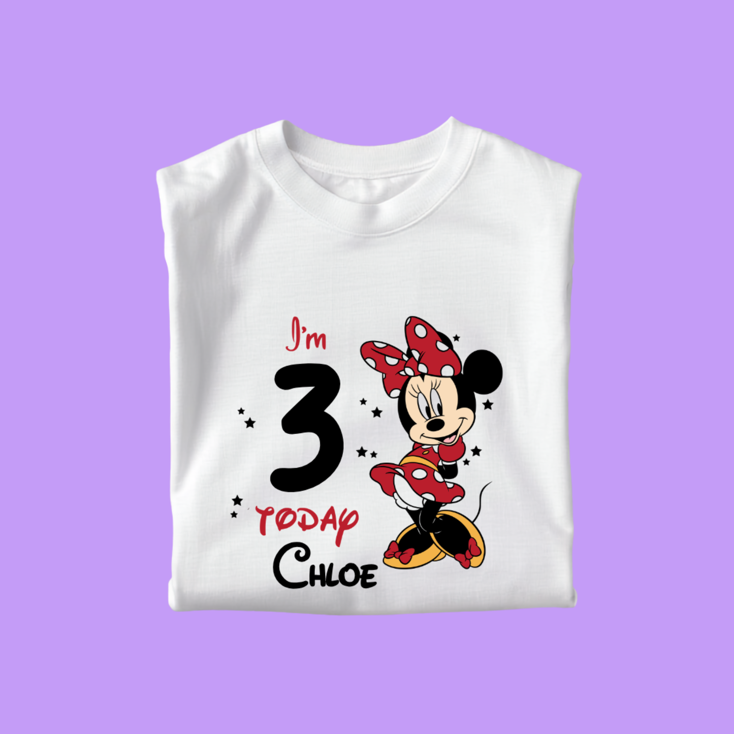 MINNIE BIRTHDAY T-SHIRT