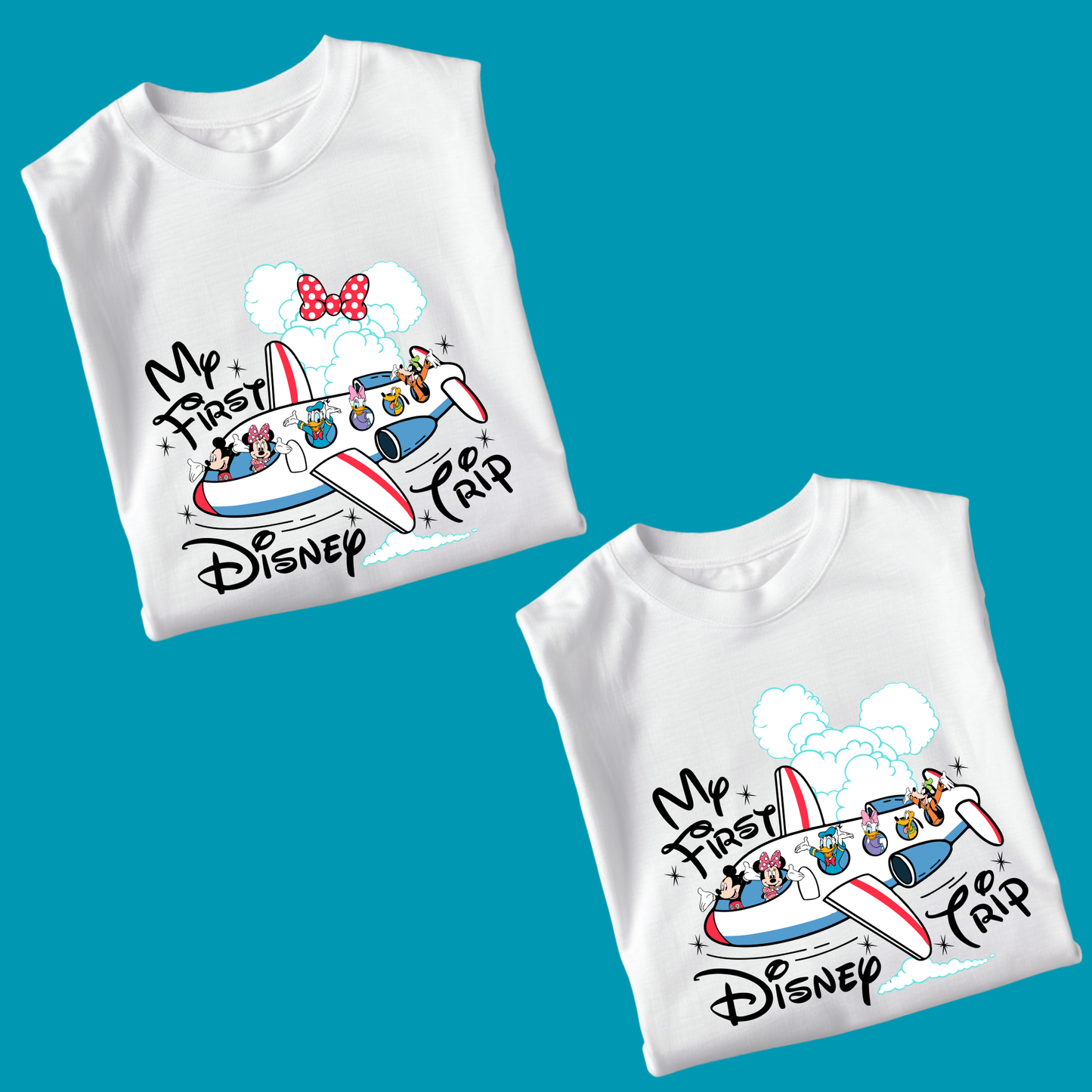 MY FIRST DISNEY TRIP PLANE T-SHIRT