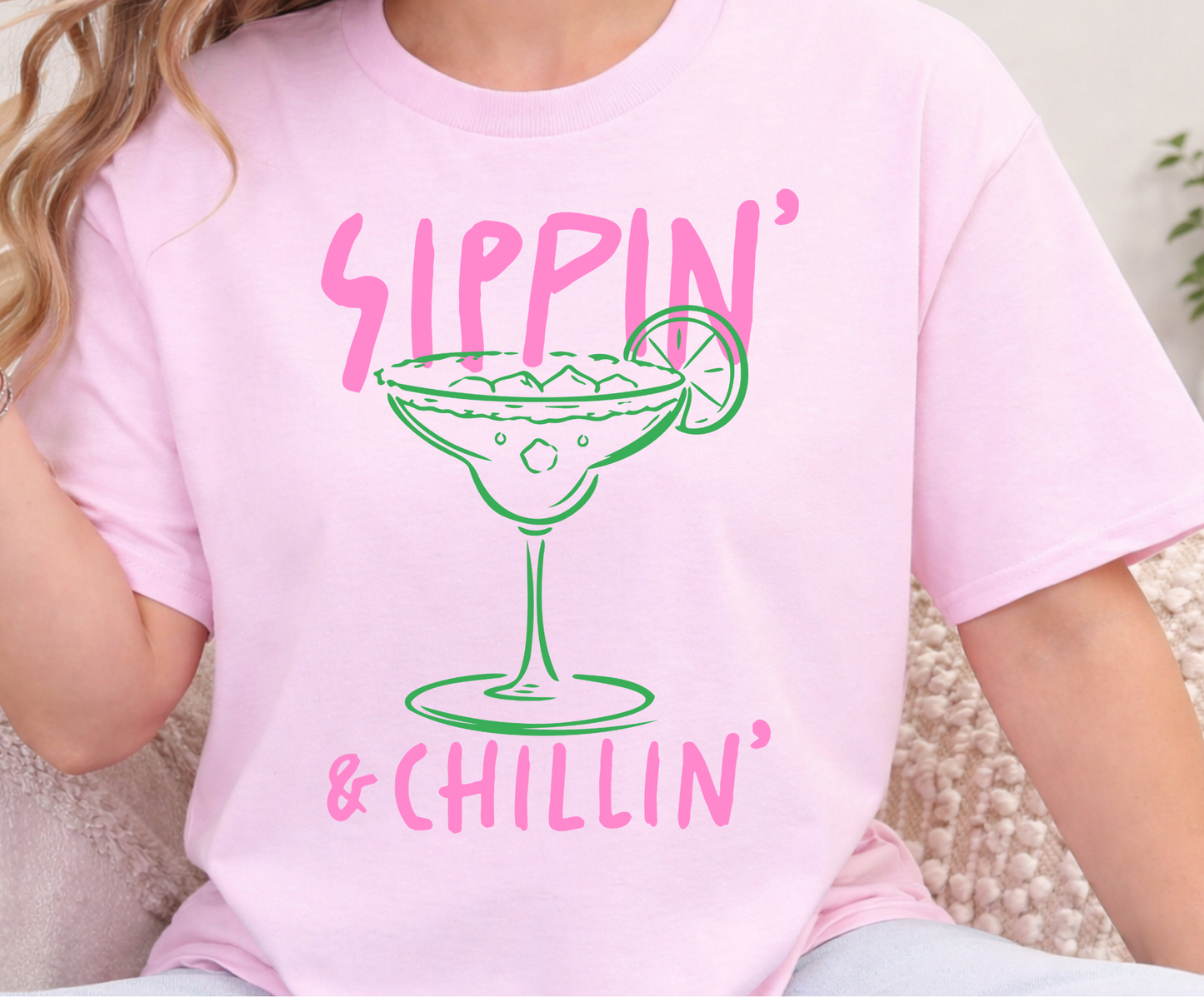 SIPPIN & CHILLIN T-SHIRT