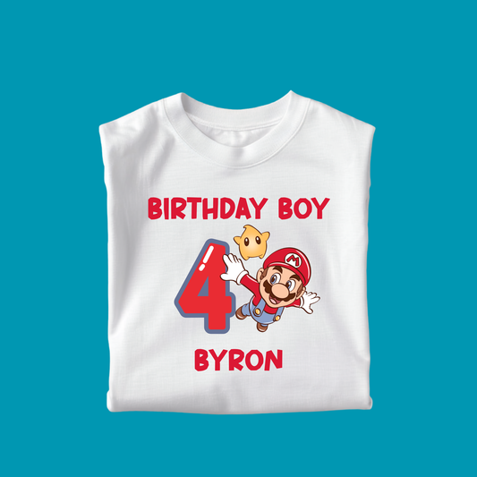MARIO BIRTHDAY T-SHIRT