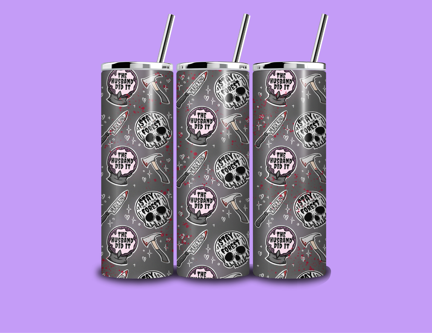 MURDER INSULATED TUMBLER