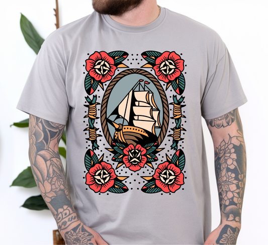 TRADITIONAL SAILOR TATTOO T-SHIRT