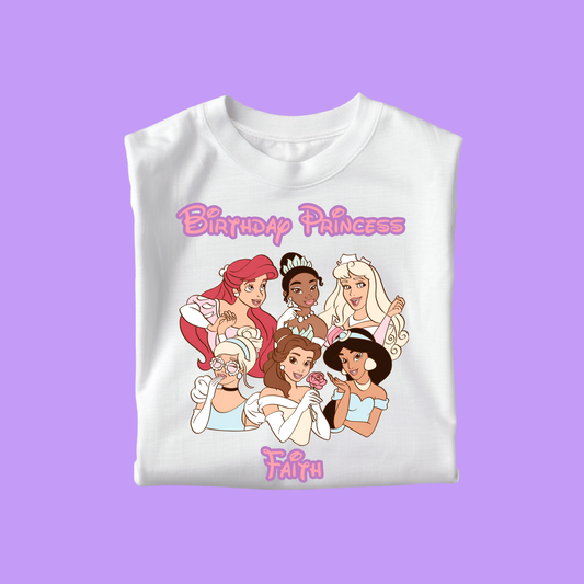 PRINCESS BIRTHDAY T-SHIRT