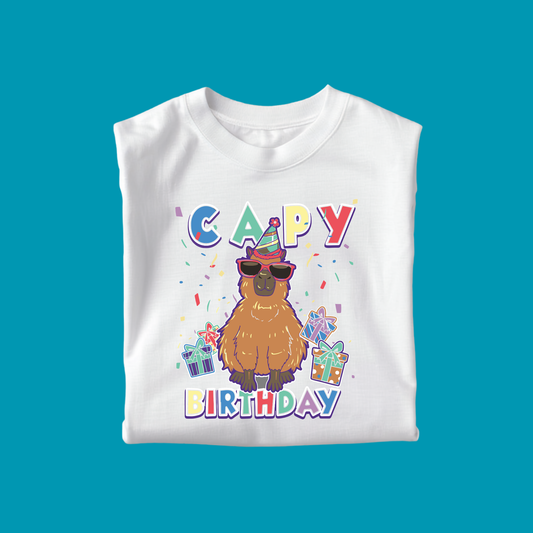CAPYBARA BIRTHDAY T-SHIRT