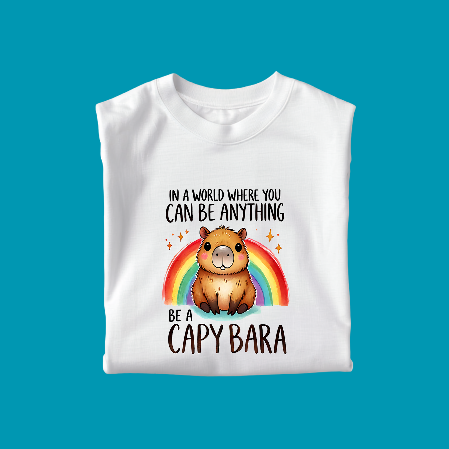 BE A CAPY BARA T-SHIRT