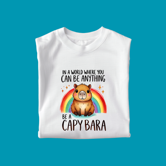 BE A CAPY BARA T-SHIRT