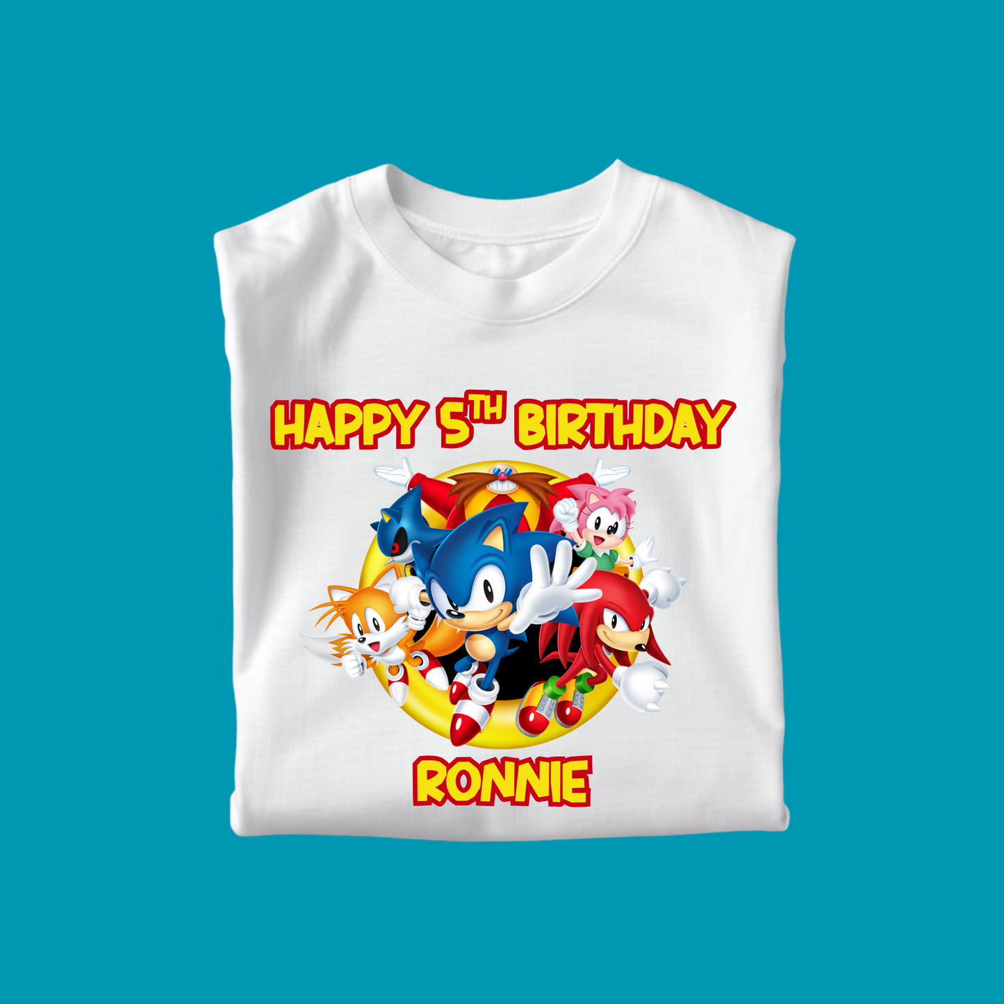 SONIC BIRTHDAY T-SHIRT