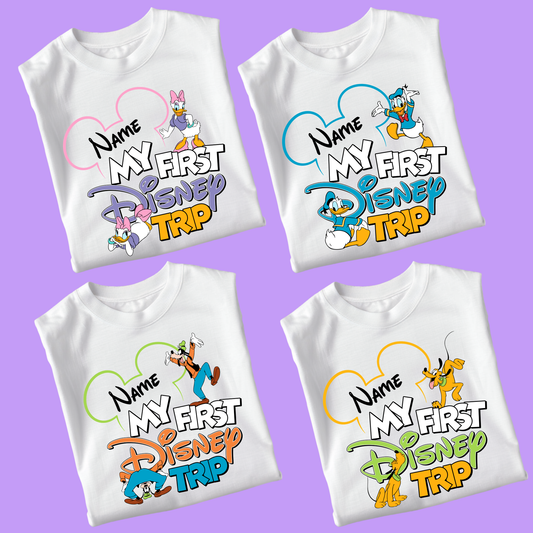 FIRST DISNEY TRIP T-SHIRT