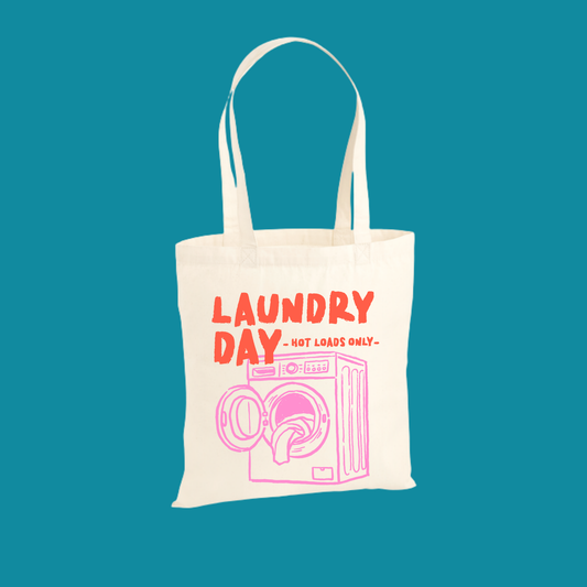 LAUNDRY DAY TOTE BAG