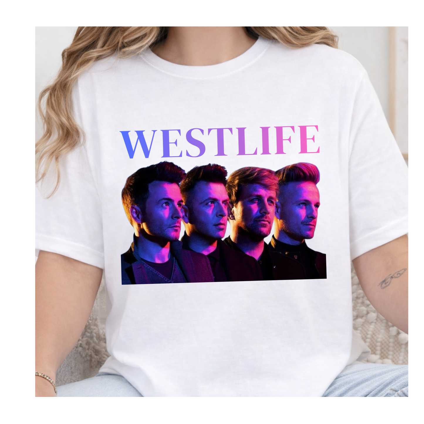 WESTLIFE WHITE T-SHIRT