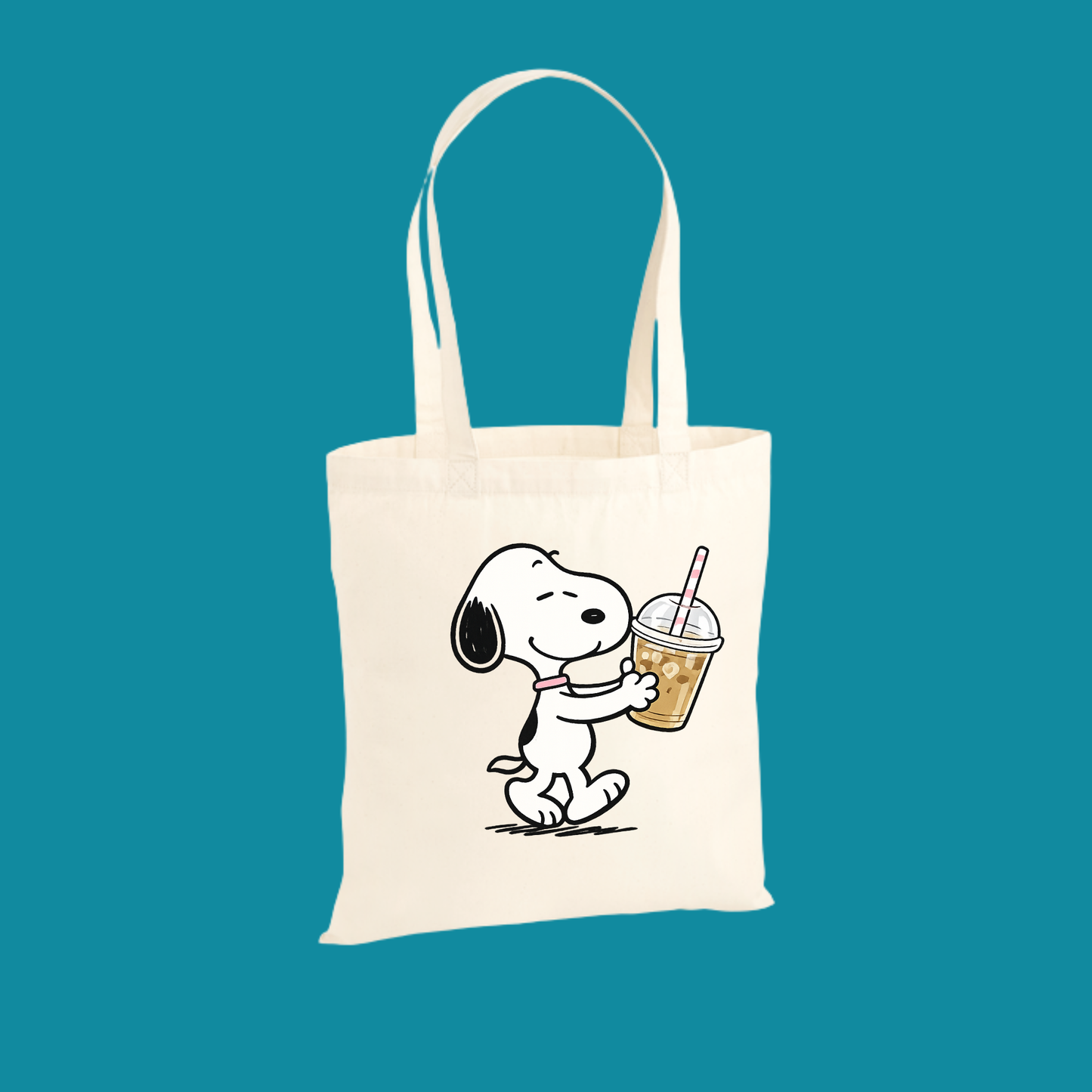 ICED COFFEE SNOOPY TOTE BAG