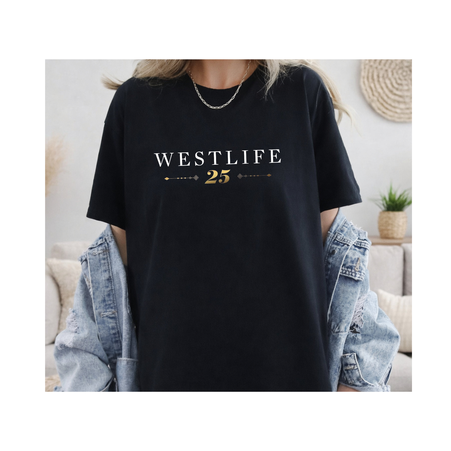 WESTLIFE 25 BLACK T-SHIRT