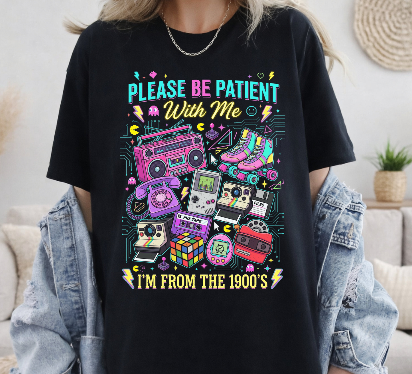 NOSTALGIA RETRO 1990S VINTAGE T-SHIRT