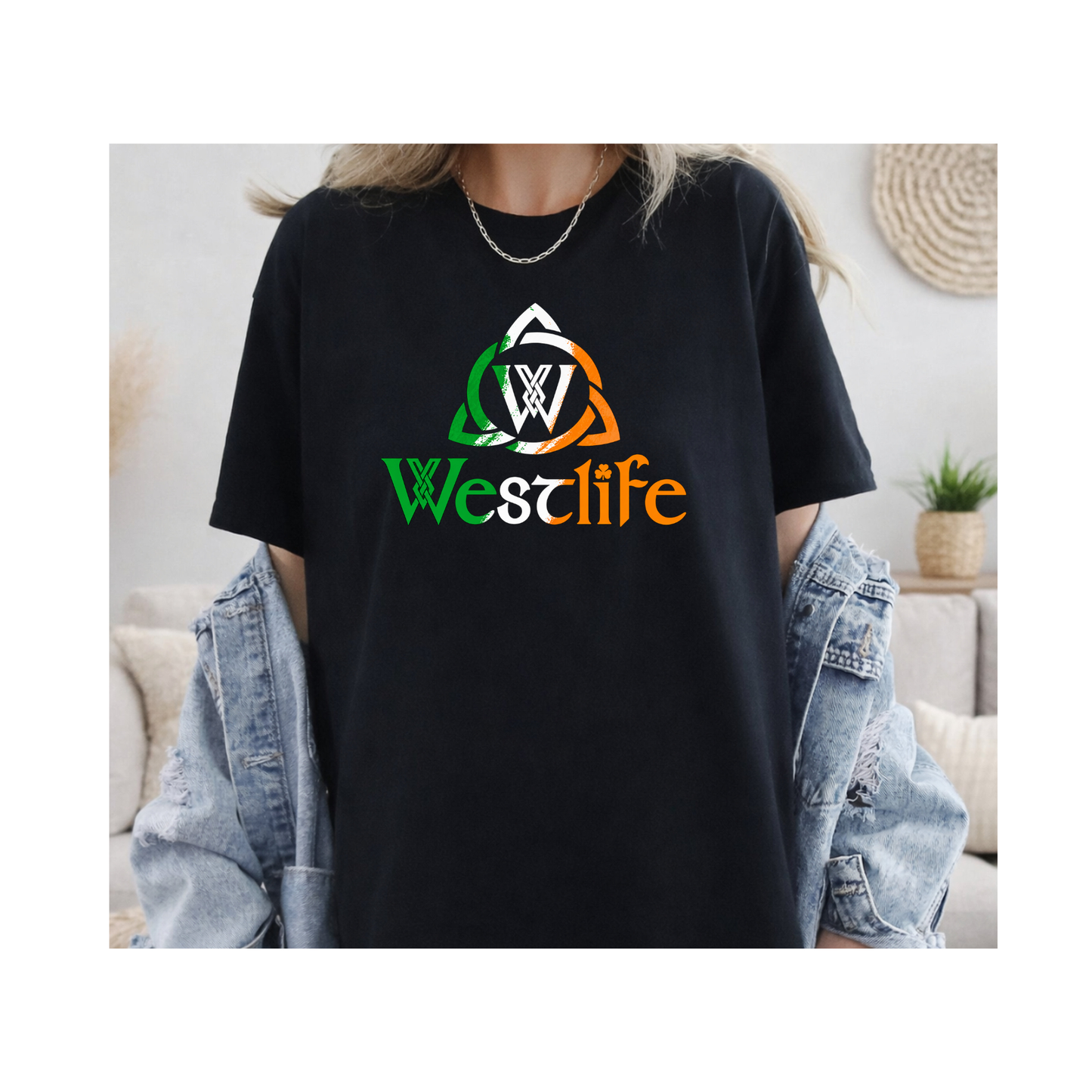 WESTLIFE IRISH BLACK T-SHIRT