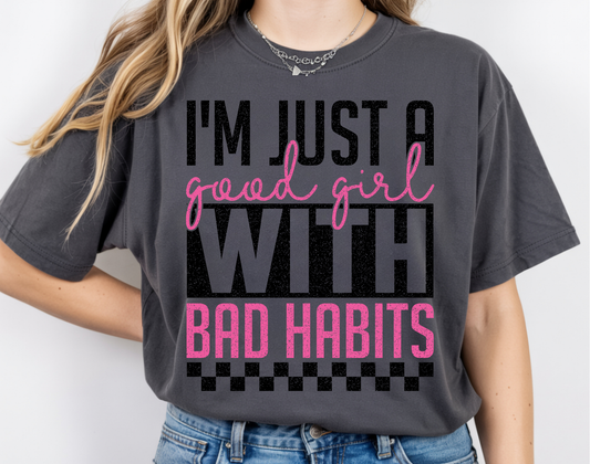 BAD HABITS GIRL T-SHIRT