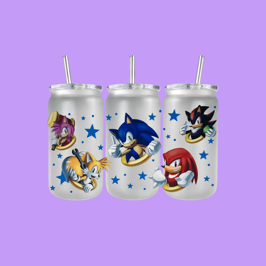 SONIC PLASTIC FROSTED CAN TUMBLER