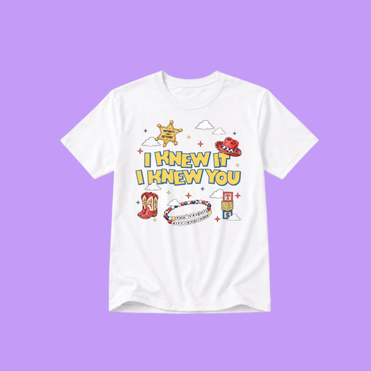 I KNEW IT, I KNEW YOU T-SHIRT