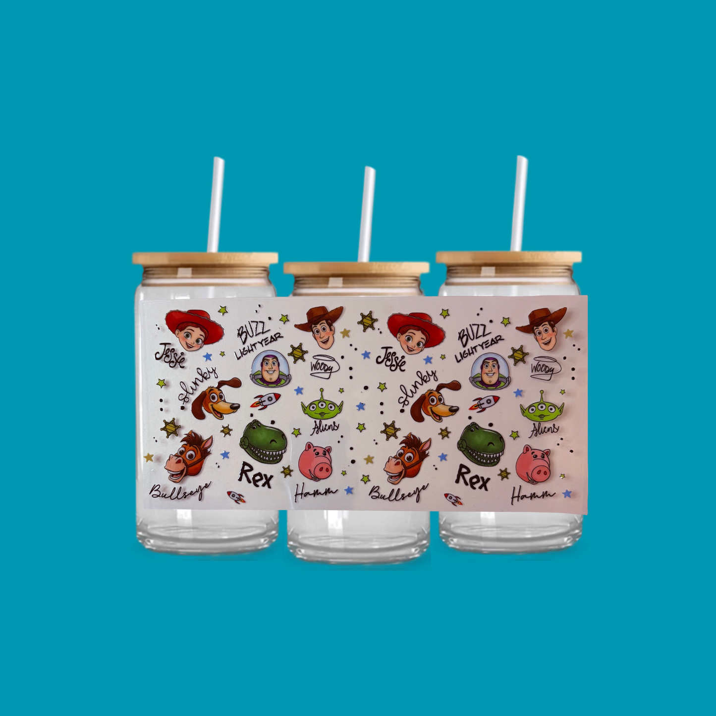 TOYSTORY 2 GLASS CAN TUMBLER