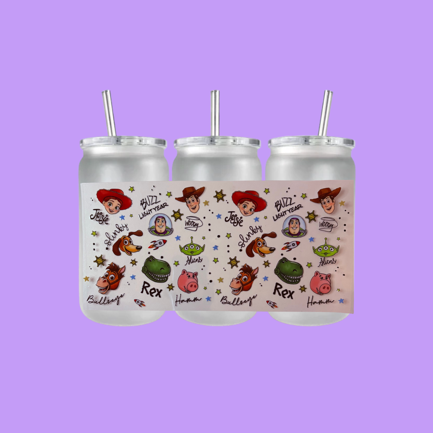 TOYSTORY 2 PLASTIC FROSTED CAN TUMBLER