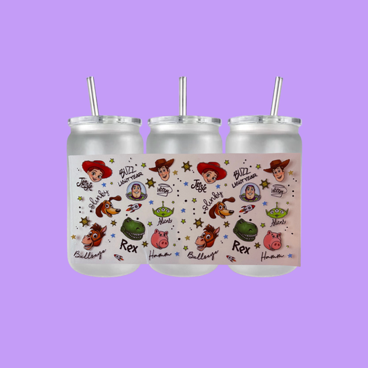 TOYSTORY 2 PLASTIC FROSTED CAN TUMBLER